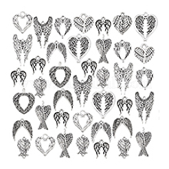 15 Styles Tibetan Style Alloy Pendants&nbsp;FIND-PH0025-46