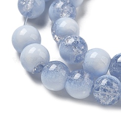 Crackle Glass Beads Strands&nbsp;GLAA-U001-6mm-14