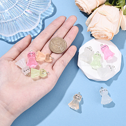 10Pcs Luminous Resin Pendants&nbsp;RESI-YW0004-54