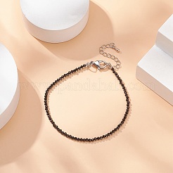 Natural Black Spinel Beaded Bracelets&nbsp;BJEW-JB09390-02