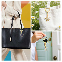 15Pcs Butterfly Alloy Keychains&nbsp;KEYC-CA00013