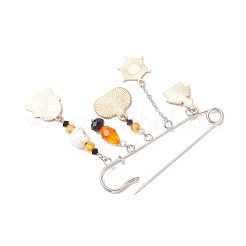 3Pcs 3 Colors Halloween Enamel Brooch Pins&nbsp;JEWB-TA00020