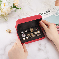 Imitation Leather Rings Box&nbsp;OBOX-WH0019-02