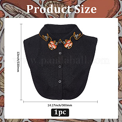 Detachable Polyester Shirt Collars&nbsp;AJEW-WH20816-027