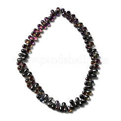 Electroplate Glass Beads&nbsp;GLAA-WH0023-29F