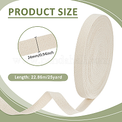 25 Yards Cotton Herringbone Ribbon&nbsp;OCOR-BC0009-10