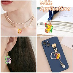 30Pcs 6 Colors Alloy Enamel Pendants&nbsp;FIND-CJ0002-71