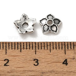 Tibetan Style Alloy Bead Caps&nbsp;PALLOY-P302-04B-AS
