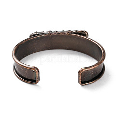 Natural Kyanite Open Cuff Bangles&nbsp;BJEW-A015-01R