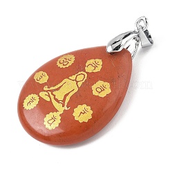 Natural Mixed Gemstone Pendants&nbsp;G-F786-09D