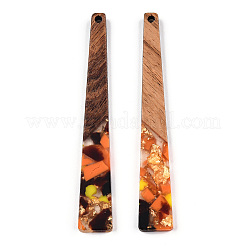 Translucent Resin & Walnut Wood Big Pendants&nbsp;LS-RESI-TAC0017-46-D03