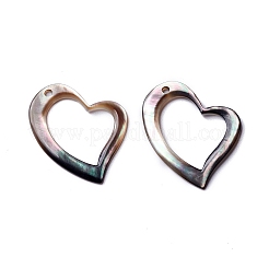 Natural Black Lip Shell Pendants&nbsp;SHEL-P015-05