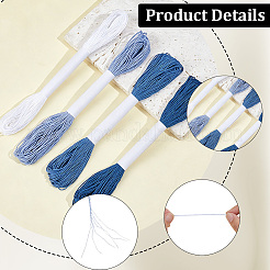 4 Skeins 4 Colors Cotton Embroidery Threads&nbsp;OCOR-CY0004-73B