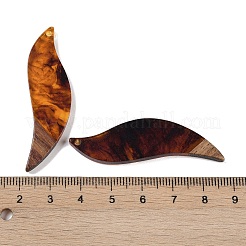 Resin & Wood Big Pendants&nbsp;WOOD-F015-18B