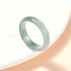 Natural Jadeite Finger Rings&nbsp;RJEW-Z127-01