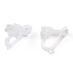 Plastic Clip-on Earring Findings&nbsp;FIND-R039-04-A01