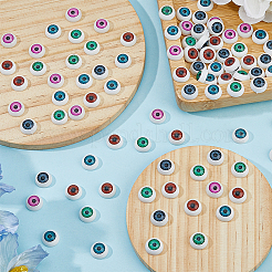 100Pcs 5 Colors Plastic Craft Hollow Eyeballs&nbsp;DIY-DC0002-53
