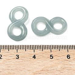 Natural Jadeite Connector Charms&nbsp;G-Z125-03