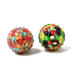 Opaque Acrylic & Resin Rhinestone Beads&nbsp;OACR-G062-02
