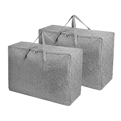 4Pcs 2 Styles Cotton and Linen Quilt Storage Zipper Bags with Handle&nbsp;ABAG-WA0001-46