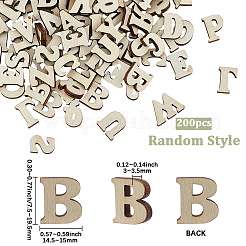 200Pcs Unfinished Wood Blocks&nbsp;WOOD-SP0001-81