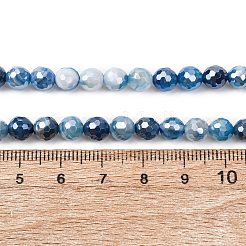 Natural Banded Agate Beads Strands&nbsp;G-B191-A02-6mm