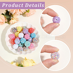 26Pcs 13 Styles Opaque Acrylic Beads&nbsp;MACR-PA0001-85