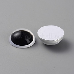 Glass Craft Eyes Cabochons&nbsp;DOLL-WH0006-07D