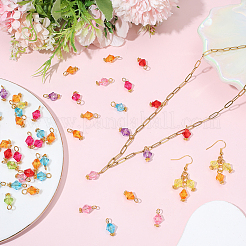 100Pcs Acrylic Pendants&nbsp;TACR-BM0001-07
