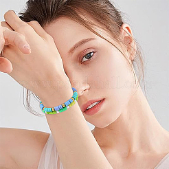 DIY Handmade Polymer Clay & CCB Plastic & Acrylic Beads Jewelry Making Finding Kits&nbsp;DIY-YW0012-44