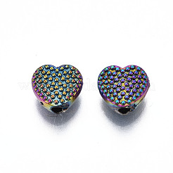 Rack Plating Rainbow Color Alloy Beads&nbsp;PALLOY-S180-342
