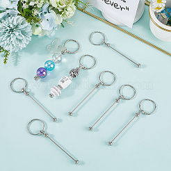 10Pcs Iron Bar Beadable Keychain Clasps&nbsp;AJEW-SC0003-89P