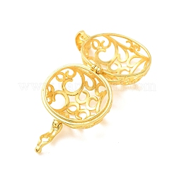 Brass Cage Pendants&nbsp;KK-CBA8ACD-05G