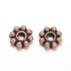 Alloy Daisy Spacer Beads&nbsp;PALLOY-L166-31