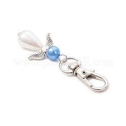 2Pcs Angel ABS Plastic Imitation Pearl Pendant Decorations&nbsp;HJEW-JM03818