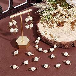 30Pcs Unfinished Wooden Connector Charms&nbsp;WOOD-AR0001-29
