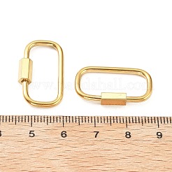 304 Stainless Steel Locking Carabiner&nbsp;STAS-C092-05H-G