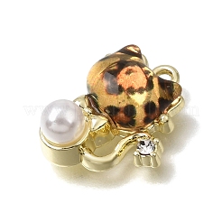 Brass Resin Pendants&nbsp;RE-CBAE379-13LG