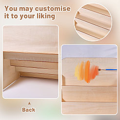 5-Tier Wood Display Risers&nbsp;ODIS-WH0038-242