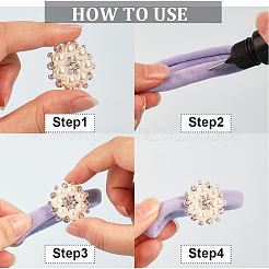 10Pcs Flower Sew on Rhinestone&nbsp;FIND-GF0004-93S
