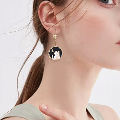 20Pcs Brass Leverback Earring Findings&nbsp;KK-BBC0029-10