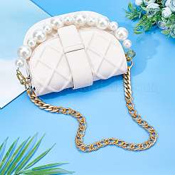 2 Style 2Pcs Aluminum Chain Bag Strap and Acrylic Bag Strap&nbsp;AJEW-GF0003-37