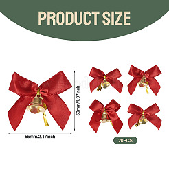 20Pcs Polyester Bowknot&nbsp;AJEW-TADJ0001-13A