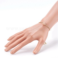 Adjustable Brass Slider Bracelets&nbsp;BJEW-JB06014