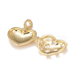Brass Diffuser Locket Pendants&nbsp;X-KK-A161-35G