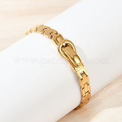 304 Stainless Steel Panther Chain Bracelets For Men&nbsp;BJEW-V013-02G