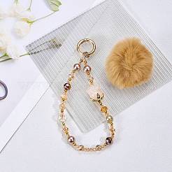 1Pc Glass & Acrylic Beaded Mobile Phone Straps&nbsp;AJEW-SZ0002-72