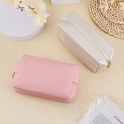 9Pcs 3 Colors Imitation Leather Zipper Cosmetic Pouches&nbsp;ABAG-GL0001-01