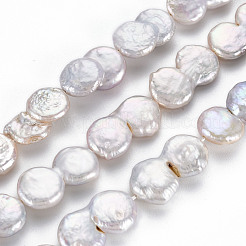 Natural Keshi Pearl Beads Strands&nbsp;PEAR-S018-01B
