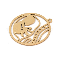 201 Stainless Steel Pendants&nbsp;STAS-Z109-22G